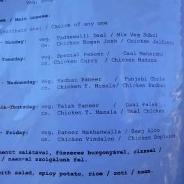 Indigo Buda Étterem Budapest - Étlap/itallap