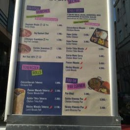 Indigo Express - Indian Street Food Budapest - Étlap/itallap