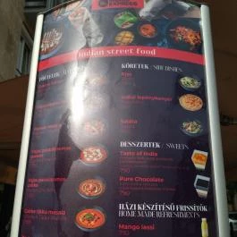 Indigo Express - Indian Street Food Budapest - Étlap/itallap