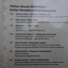 Indigo Étterem - Pest Budapest - Étlap/itallap