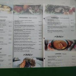 Ínyenc Kert Étterem & Kávéház Budapest - Étlap/itallap