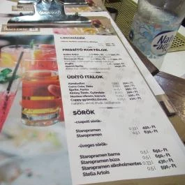 Írottkő Hotel étterme Kőszeg - Étlap/itallap