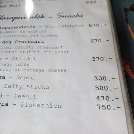 Isolabella Café & Pub Budapest - Étlap/itallap