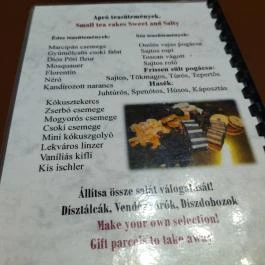 István Cukrászda, Budapest - Étlap/itallap