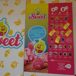 iSweet - Árkád, Budapest - Étlap/itallap