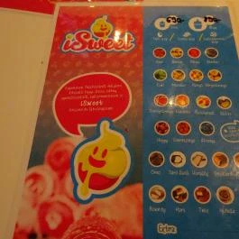 iSweet - Árkád, Budapest - Étlap/itallap