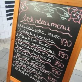 Ízek Háza - Fehérvári úti Vásárcsarnok Budapest - Étlap/itallap