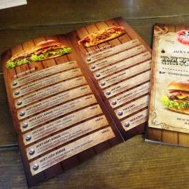 Jack's Burger - Hercegprímás utca Budapest - Étlap/itallap