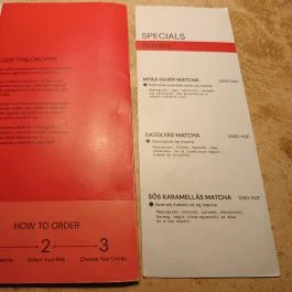 Jade Matcha - Hotel Leon, Budapest - Étlap/itallap