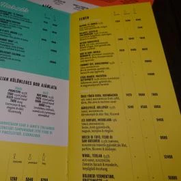 Jamie Oliver's Italian Budapest - Étlap/itallap