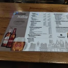 Jaromír'68 Cseh Sörbisztró Budapest - Étlap/itallap