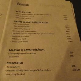 Jaromír a Templomhoz Budapest - Étlap/itallap
