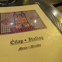 Jaromír a Templomhoz Budapest - Étlap/itallap