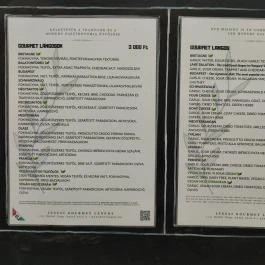 Jászai Gourmet Lángos, Budapest - Étlap/itallap