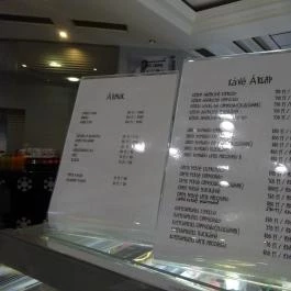 Jégbüfé - József körút Budapest - Étlap/itallap