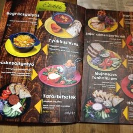 Jégkert - Budai Sörkert Budapest - Étlap/itallap