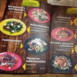 Jégkert - Budai Sörkert Budapest - Étlap/itallap