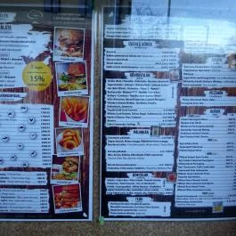 Jégkert - Budai Sörkert Budapest - Étlap/itallap