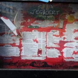 Jégkert - Budai Sörkert Budapest - Étlap/itallap