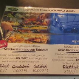 Jégkert - Budai Sörkert Budapest - Étlap/itallap