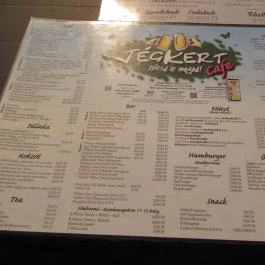 Jégkert - Budai Sörkert Budapest - Étlap/itallap