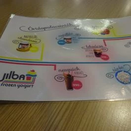 Jilba Frozen Yogurt - Duna Plaza Budapest - Étlap/itallap