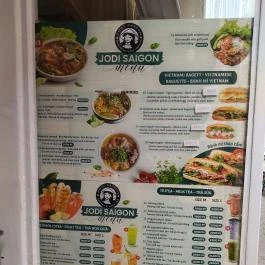 Jodi Vietnam - Asian Food Budapest - Étlap/itallap