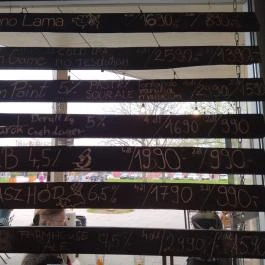 Jónás Craft Beer & Food Budapest - Étlap/itallap