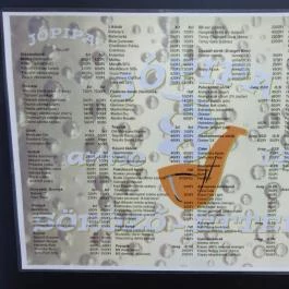 Jópipa Söröző & Étterem, Budapest - Étlap/itallap