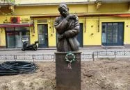 József Attila mellszobor Budapest