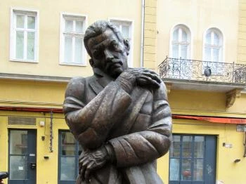 József Attila mellszobor Budapest