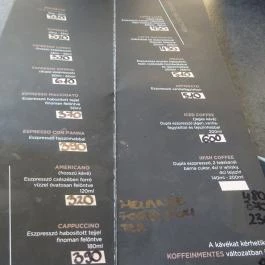 Juhász Cukrászda - Gyöngyház Plaza Gyöngyös - Étlap/itallap