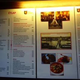 Kacsa Vendéglő Budapest - Étlap/itallap