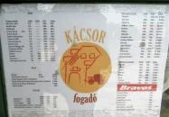 Kácsor Fogadó Étterme Etyek