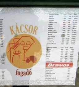 Kácsor Fogadó Étterme