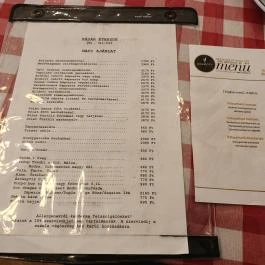 Kádár Étkezde Budapest - Étlap/itallap