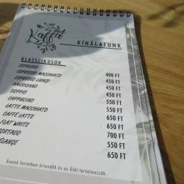 Kaffa Kávéház, Érd - Egyéb