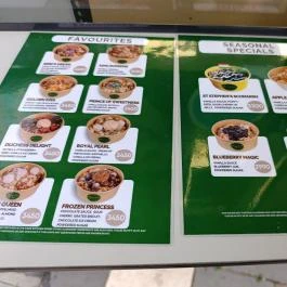 Kaiserin - Allee, Budapest - Étlap/itallap