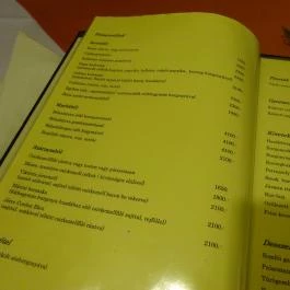 Kakukk Vendéglő Budapest - Étlap/itallap