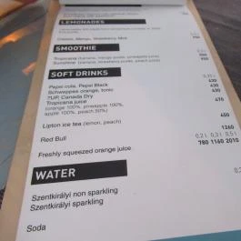 KAlap Budapest - Étlap/itallap