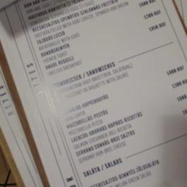 Kalitka Bistro Budapest - Étlap/itallap