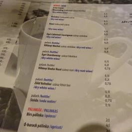 Kamara Café & Bistro Budapest - Étlap/itallap