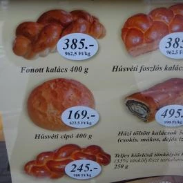 Kanizsa Pékség - Sugár utca, Nagykanizsa - Étlap/itallap