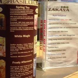 Kanpai Izakaya Japán Bistro, Budapest - Étlap/itallap