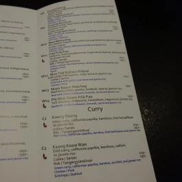 Kao Hom Thai Soup & Wok Budapest - Étlap/itallap