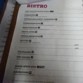 Kapca Kávézó-Bisztró Szeged - Étlap/itallap