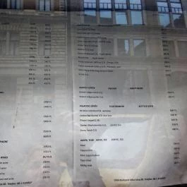 Karcsi Vendéglő Budapest - Étlap/itallap