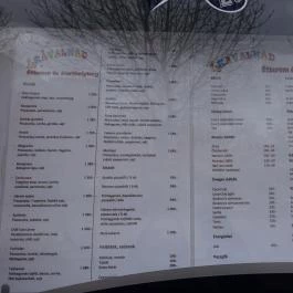 Kavalkád Music Pub, Székesfehérvár - Étlap/itallap