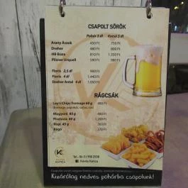 Kávés Katica, Budapest - Étlap/itallap