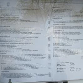 Kéhli Vendéglő Budapest - Étlap/itallap